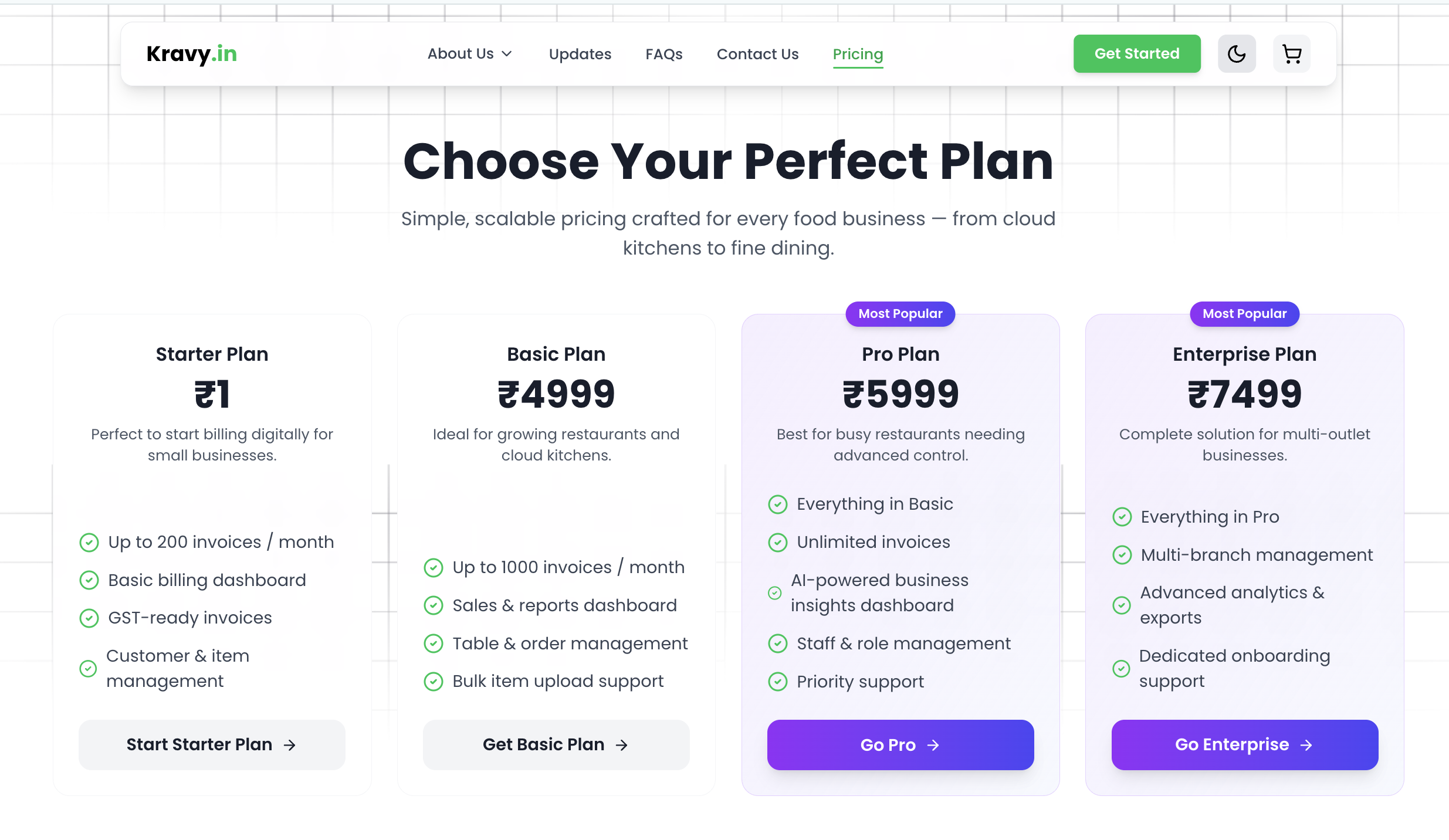 Browse Suitable Plans & Add-Ons